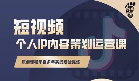 抖音短视频个人ip内容策划实操课，真正做到普通人也能实行落地-多米来