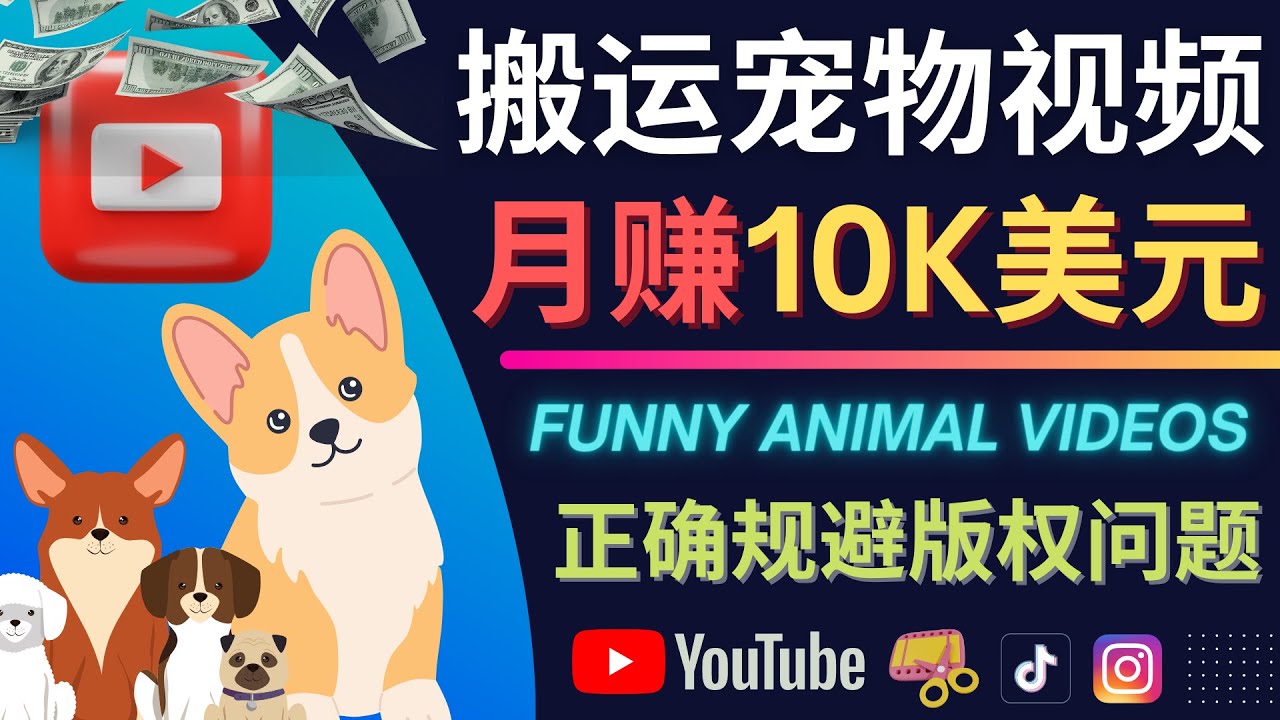 搬运TIKTOK视频到YouTube，并进行二次创作，月赚1万美元以上-多米来