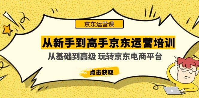 从新手到高手京东运营培训：从基础到高级 玩转京东电商平台(无水印)-多米来