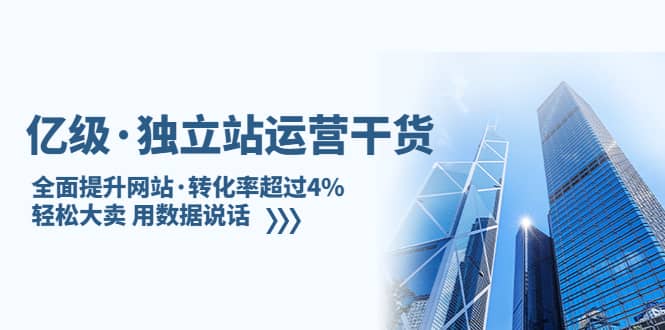 独立站运营干货：全面提升网站·转化率超过4%，轻松大卖 用数据说话-多米来