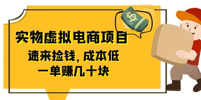 东哲日记：全网首创实物虚拟电商项目，速来捡钱，成本低，一单赚几十块！-多米来