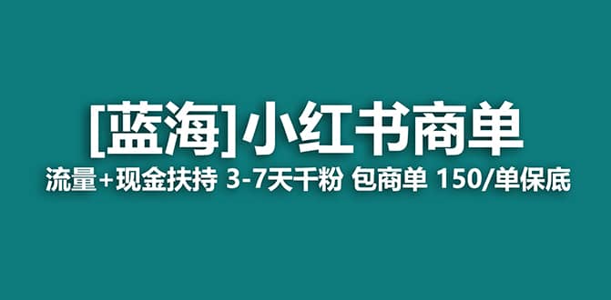 2023蓝海项目【小红书商单】流量 现金扶持，快速千粉，长期稳定，最强蓝海-多米来